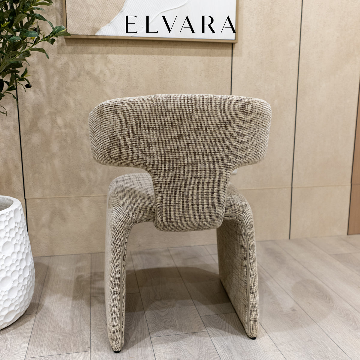 כיסא אוכל Aurea – אפור טקסטורה
